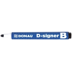 Marker do tablic DONAU D-Signer, okrągły, 2-4mm (linia), zawieszka, czarny