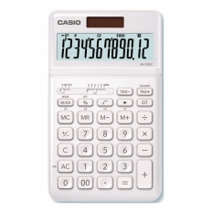 Kalkulator biurowy CASIO JW-200SC-WE-S, 12-cyfrowy 109x183,5mm, biały