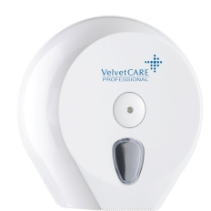 Podajnik VELVET do papieru toaletowego JUMBO, ABS, biały