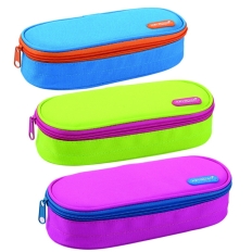 Piórnik owalny KEYROAD, bez wyposażenia, 22x9x5,5 cm, mix kolorów