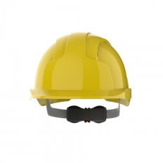 Hełm ochronny EVOLite®, regulacja na pokrętło, niewentylowany, żółty