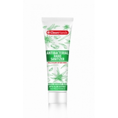 Antybakteryjny żel do rąk CLEAN HANDS, z aloesem i prowitaminą B5, tuba, 50 ml