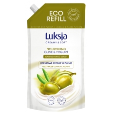 Kremowe mydło w płynie LUKSJA, oliwka, zapas 900ml