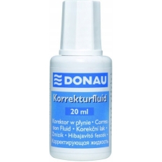 Korektor w płynie DONAU z pędzelkiem, 20ml