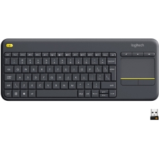 Klawiatura LOGITECH K400 czarna Touchpad 920-007145