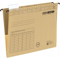 Teczka wisząca VERTIC ULTIMATE z płóciennymi bokami beżowa 100081040 ELBA