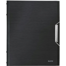 Teczka 6 przeródek A4 200k satynowa czerń LEITZ STYLE 39950094