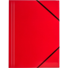 Teczka A4 z gumką na rogach czerwona 350g. BT600-C TETIS