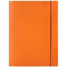 Teczka kartonowa z gumką A4 LIT pomarańczowa 400114424 BANTEX