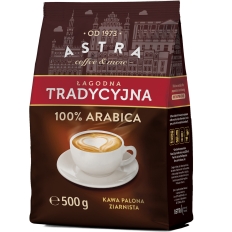 Kawa ASTRA Tradycyjna Łagodna, ziarnista, 500g
