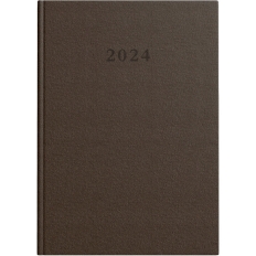 Kalendarz A4 brązowy dzienny STANDARD 2024 400177477 TOP 2000