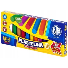 Plastelina 12 kolorów +1 kolor gratis 303115007 ASTRA