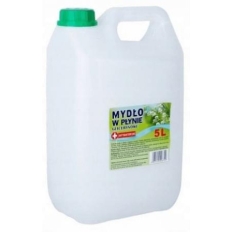 Mydło w płynie 5L antybakteryjne białe perłowe 185104