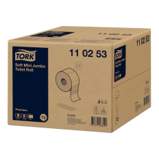 Papier toaletowy TORK T2 Premium Mini JUMBO makulatura/biały (12) 2w 170m 110253/2000488