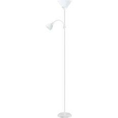 Lampa podłogowa PLATINET E27 + E14 biała (45177)