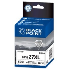 Tusz BLACK POINT (BPH27XL) czarny 530str zamiennik HP (27/C8727AE) D3520/3535/3550/3650/3745