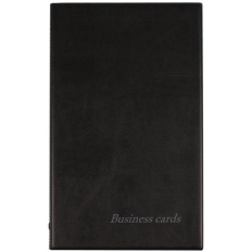 Wizytownik BIURFOL na 200 wizytówek standard czarny WI-21-01