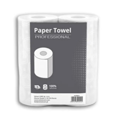 Ręcznik w roli celulozowy VELVET, Professional, 2-warstwowy, 50 listków, 2 szt., biały