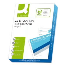 Papier ksero Q-CONNECT All-Round, A4, klasa C, 80gsm, 500 ark.