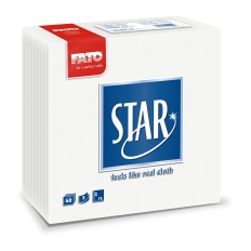 Serwetki 38x38 2W PUNTA FATO białe op. 40szt (k/30) FATO Star 829900000