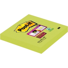 Karteczki samoprzylepne POST-IT® Super Sticky (654-6SS-AW), 76x76mm, 1x90 kartek, zielone