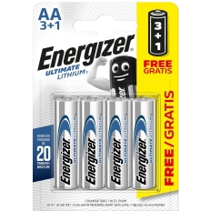 Bateria ENERGIZER Ultimate Lithium, AA, L91, 1,5V, 4szt.