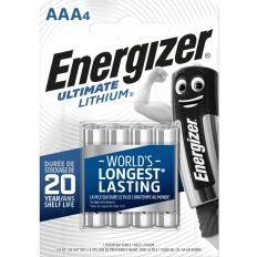 Bateria ENERGIZER Ultimate Lithium, AAA, L92, 1,5V, 4szt.