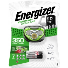 Latarka czołowa ENERGIZER Vision HD Plus Headlight + 3szt. baterii AAA, czarna