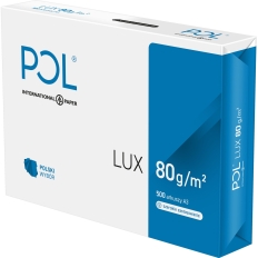 Papier ksero POL LUX, A3, klasa B, 161CIE, 80gsm, 500ark.