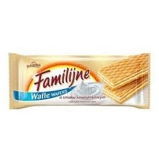 Wafle Familijne JUTRZENKA, 180 g, śmietankowe