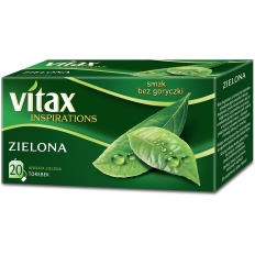 Herbata VITAX Inspirations, zielona, 20 torebek