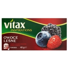 Herbata VITAX INSPIRATIONS, OWOCE LEŚNE, 20 torebek