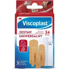 Zestaw plastrów VISCOPLAST, 24szt.