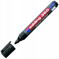 Marker do tablic e-360 EDDING, 1,5-3mm, czarny