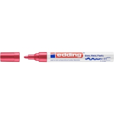 Marker olejowy e-750 EDDING, 2-4 mm, czerwony