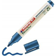 Marker permanentny e-21 EDDING ecoline, 1,5-3mm, niebieski