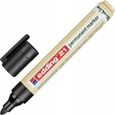 Marker permanentny e-21 EDDING ecoline, 1,5-3mm, czarny