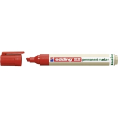 Marker permanentny e-22 EDDING ecoLine, 1-5 mm, czerwony