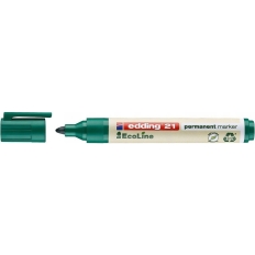 Marker permanentny e-21 EDDING ecoLine, 1,5-3 mm, zielony