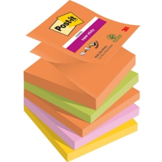 Karteczki samoprzylepne Post-it® Super Sticky Z-Notes, BOOST, 76x76mm, 5x90 kart.