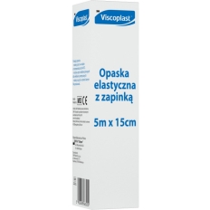 Opaska elastyczna z zapinką, VISCOPLAST, 5mx15cm, 1 szt.