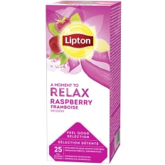 Herbata LIPTON Relax, malina, 25 torebek