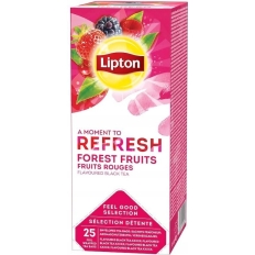 Herbata LIPTON Refresh Forest Fruits, 25 torebek