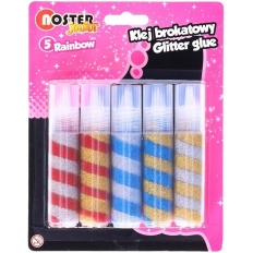 Klej brokatowy 20ml a'5 RAINBOW NOSTER