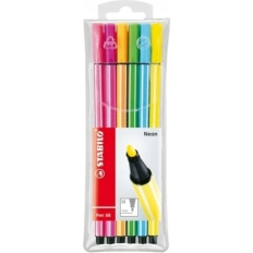 Flamaster STABILO PEN 6806-1 6szt fluo