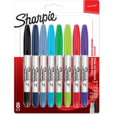 Markery permanentne SHARPIE TWIN TIP 8szt.-zestaw 2065409