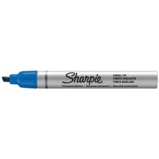 Marker permanentny SHARPIE ścięty niebieski S0945780