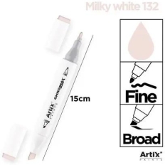 Marker alkoholowy dwustronny MILKY WHITE PP915-19 ARTIX