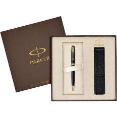 Komplet SONNET czarny mat GT długopis + etui w eleganckim pudełku S1910429 PARKER