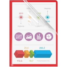 Ofertówka A4 L OF-03-01 (10 sztuk) czerwony BIURFOL